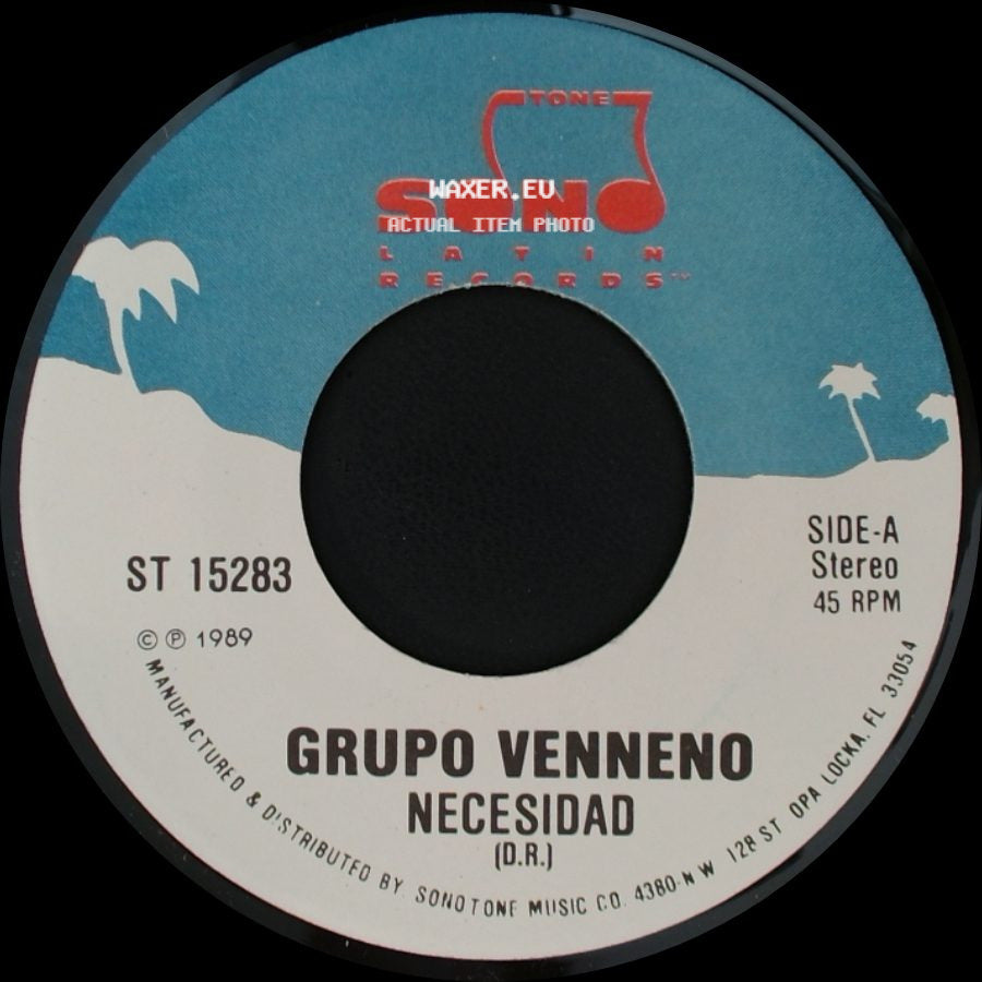 Grupo Venneno - Necesidad / El Viudo side A