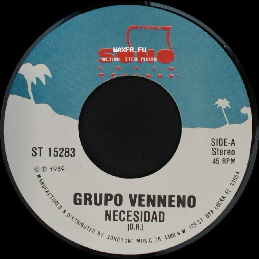 Grupo Venneno - Necesidad / El Viudo side A