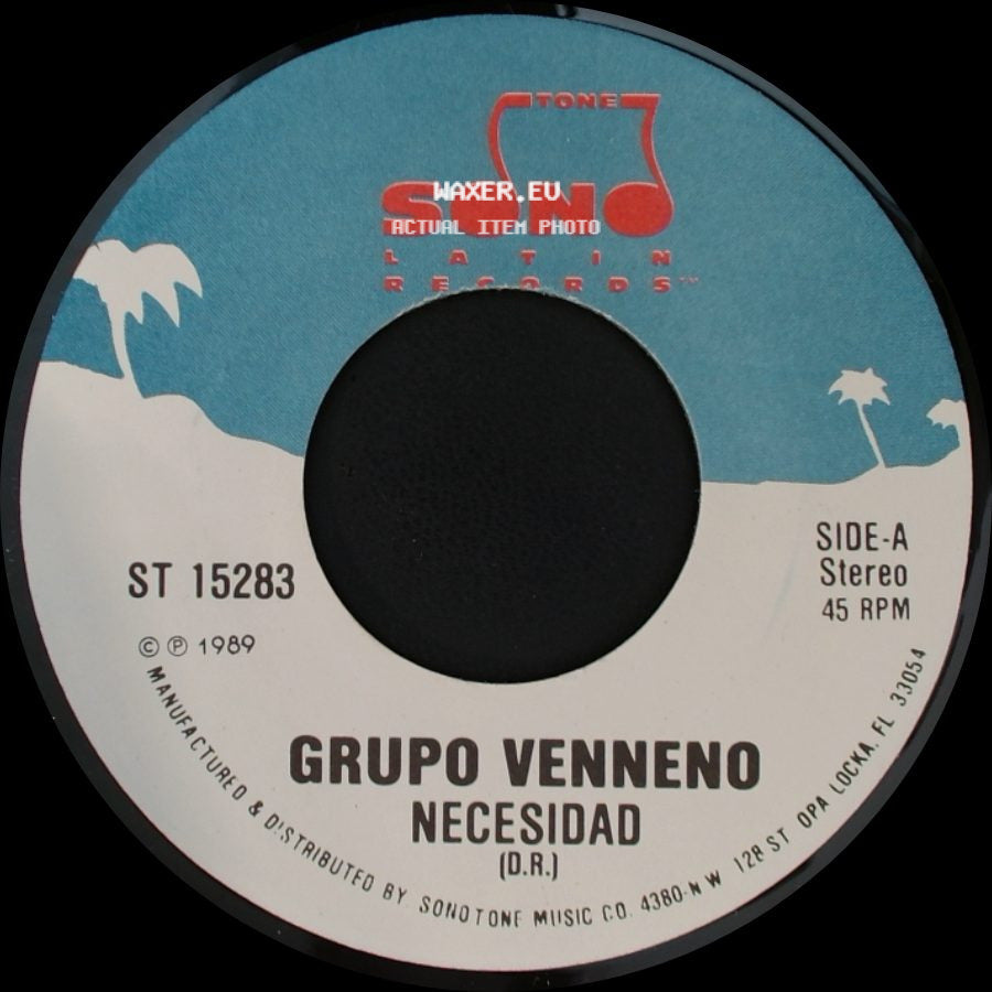 Grupo Venneno - Necesidad / El Viudo side A