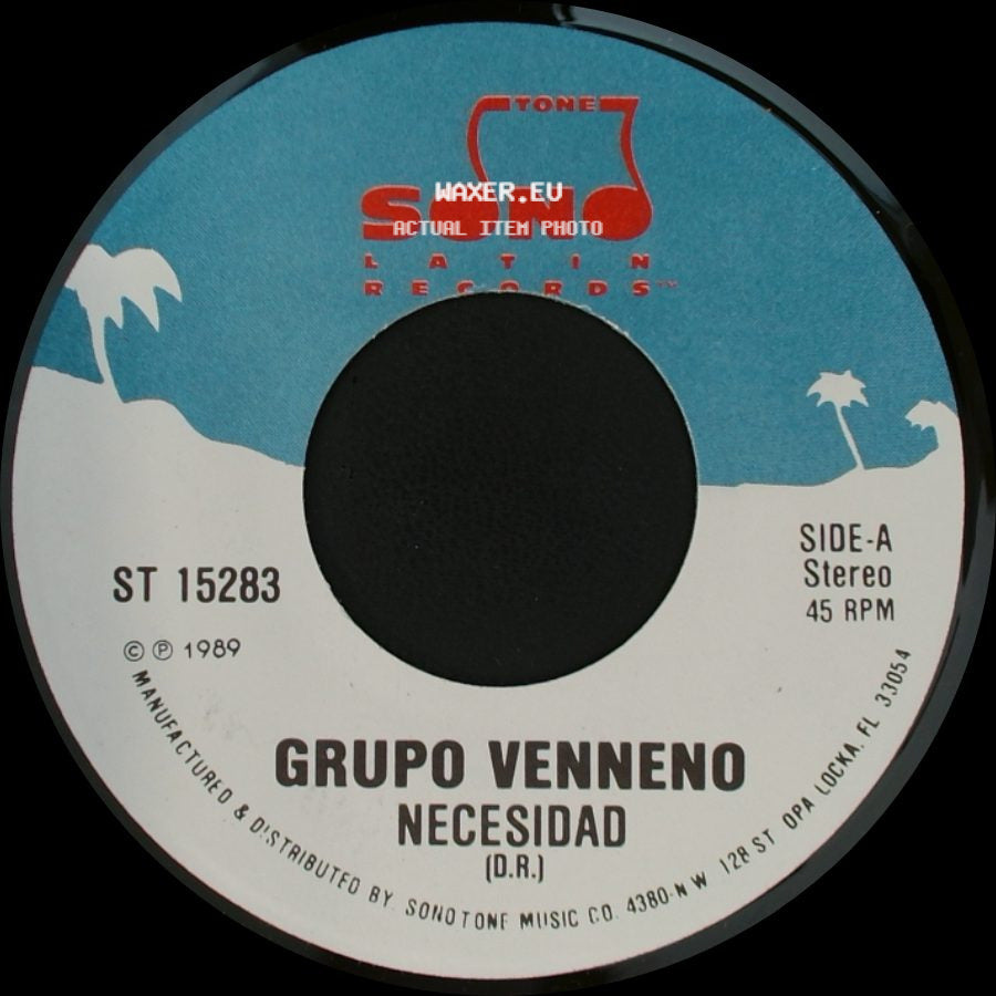 Grupo Venneno - Necesidad / El Viudo side A