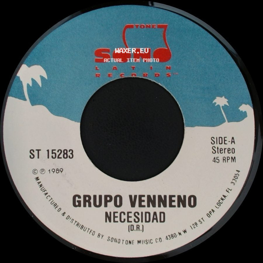 Grupo Venneno - Necesidad / El Viudo side A