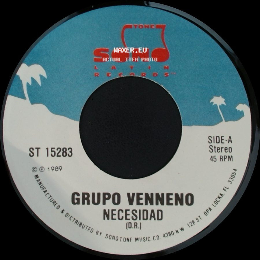 Grupo Venneno - Necesidad / El Viudo side A