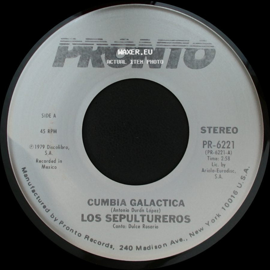 Los Sepultrureros - Cumbia Galactica / Mi Casita side A