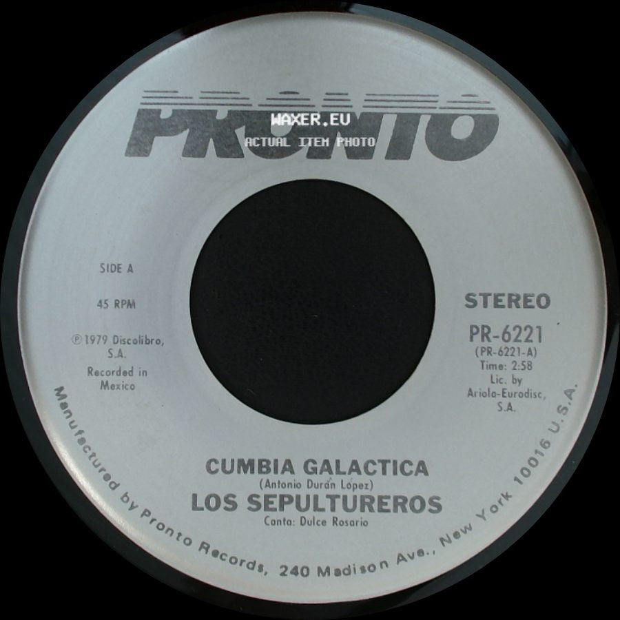 Los Sepultureros - Cumbia Galactica / Mi Casita side A