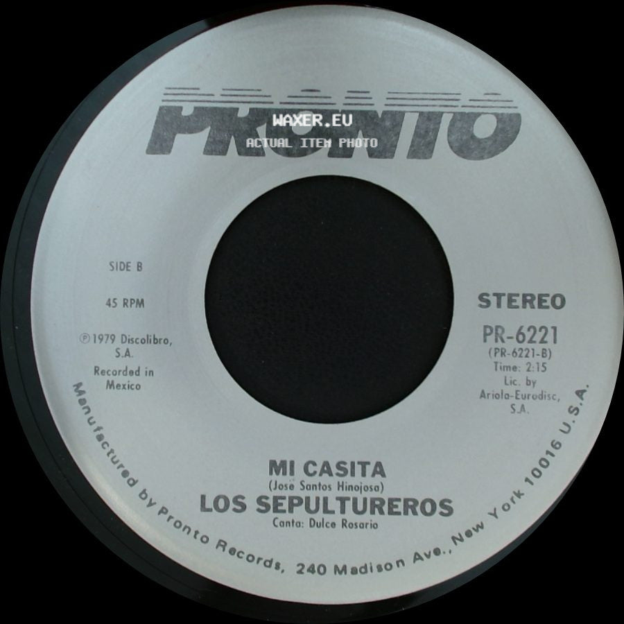 Los Sepultureros - Cumbia Galactica / Mi Casita side B