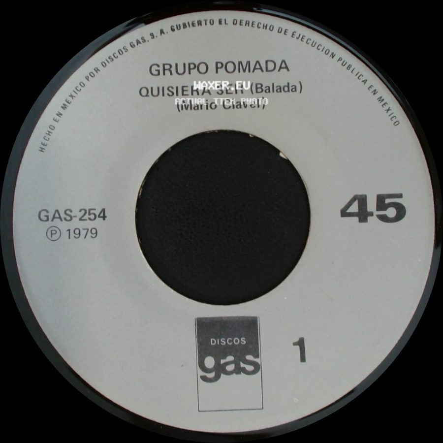 Grupo Pomada - Celia (Balada) (Leo Dan) / Quisiera Ser (Balada) side B