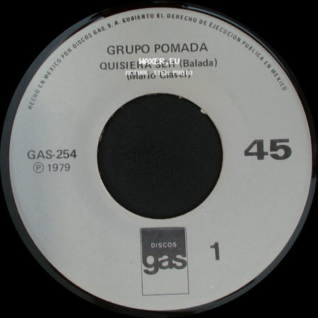 Grupo Pomada - Celia (Balada) (Leo Dan) / Quisiera Ser (Balada) side B