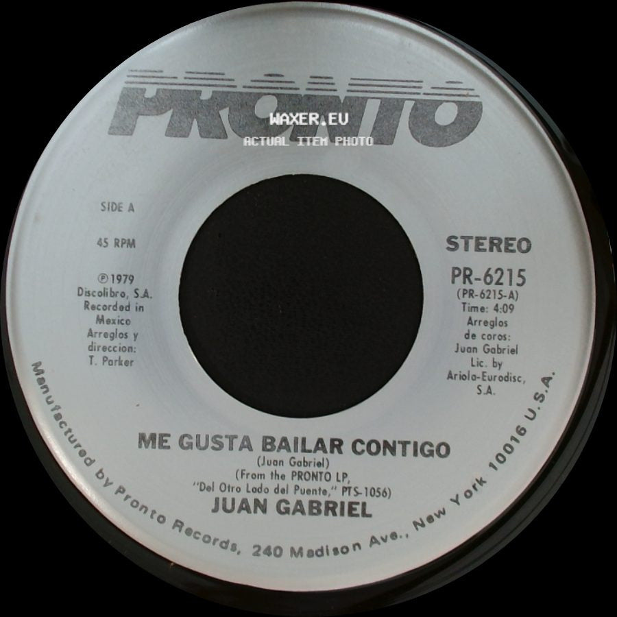 Juan Gabriel - Me Gusta Bailar Contigo / Nadie Es Como Tu side A