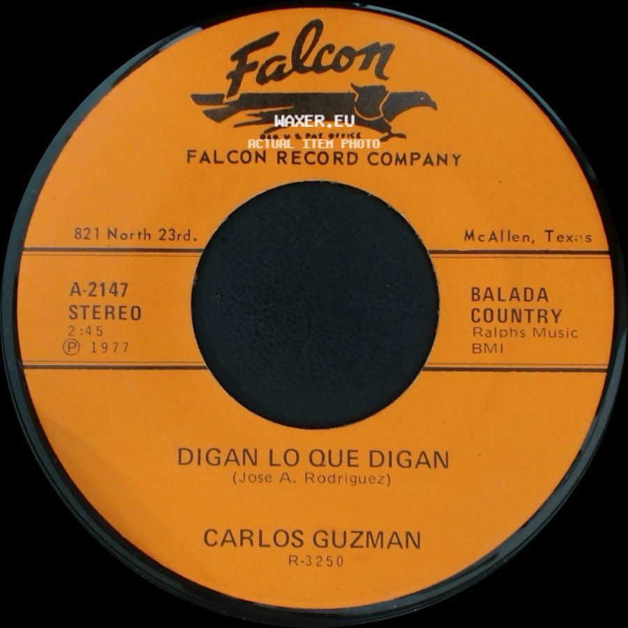Carlos Guzman - Di Que Estas Hasta Mañana - Say You'll Stay Until Tomorrow / Digan Lo Que Digan side B
