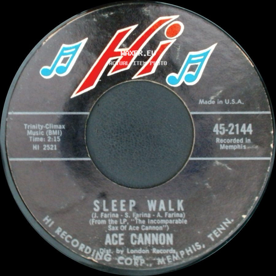 Ace Cannon - By The Time I Get To Phoenix / Sleep Walk side B
