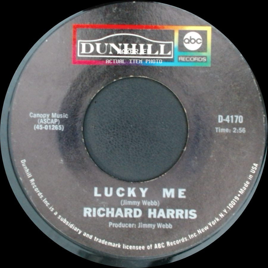 Richard Harris - Lucky Me / The Yard Went On Forever side A