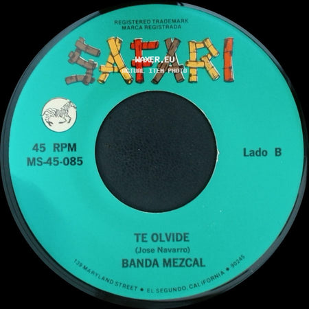 Banda Mezcal - Dejame / Te Olvide side B