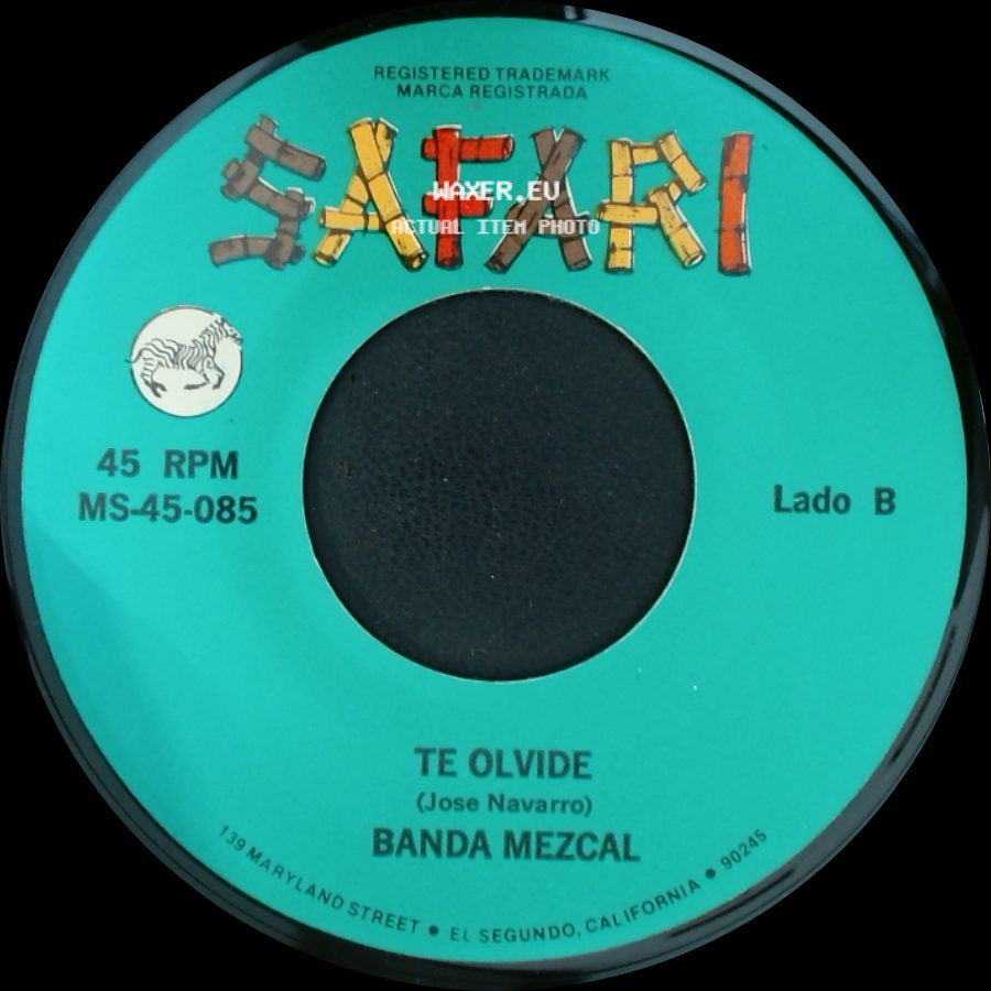 Banda Mezcal - Dejame / Te Olvide side B