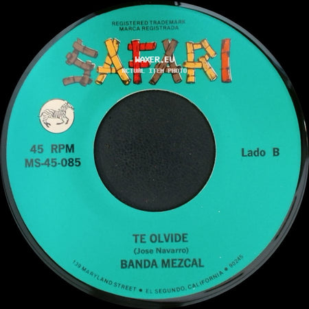 Banda Mezcal - Dejame / Te Olvide side B