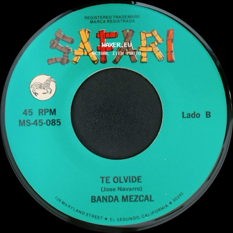 Banda Mezcal - Dejame / Te Olvide side B