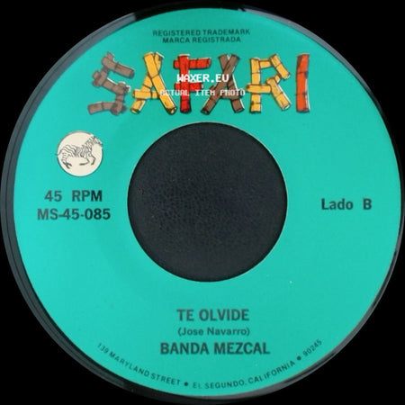 Banda Mezcal - Dejame / Te Olvide side B