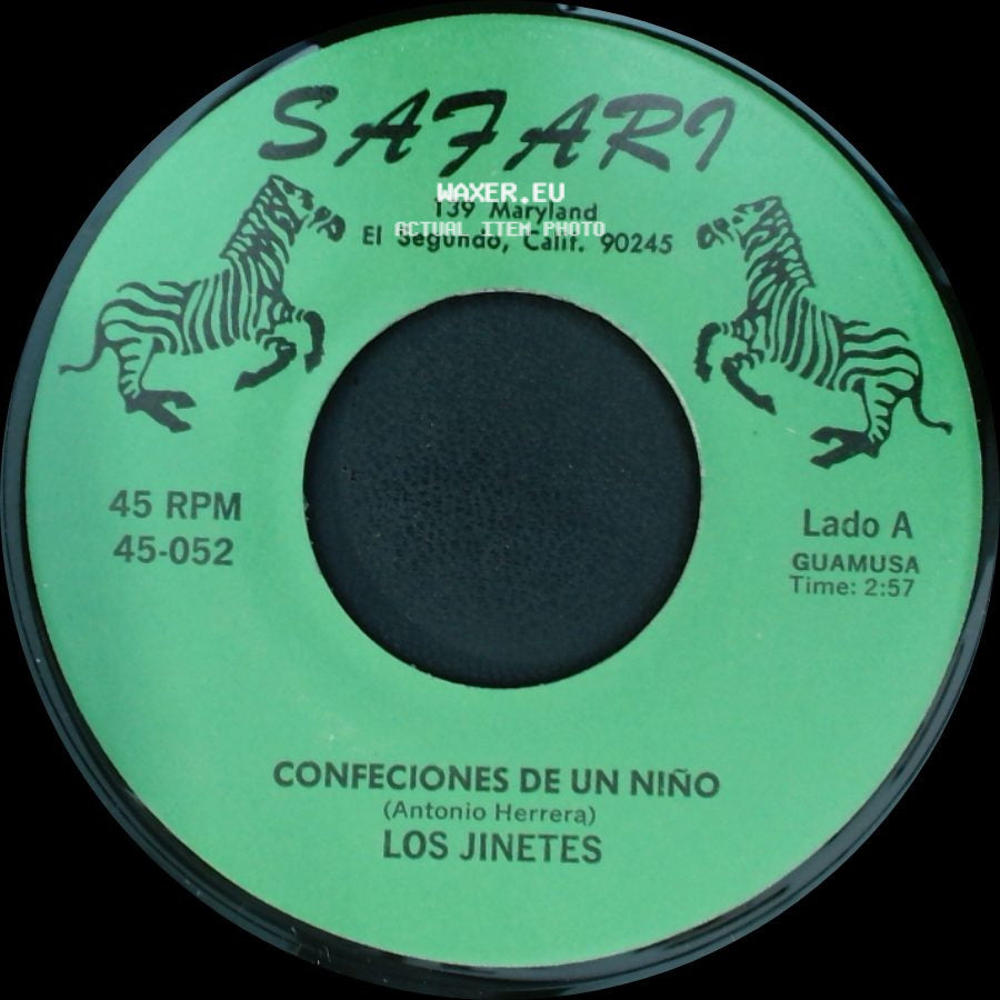 Los Jinetes - Confecciones De Un Niño / Blanca Navidad side A