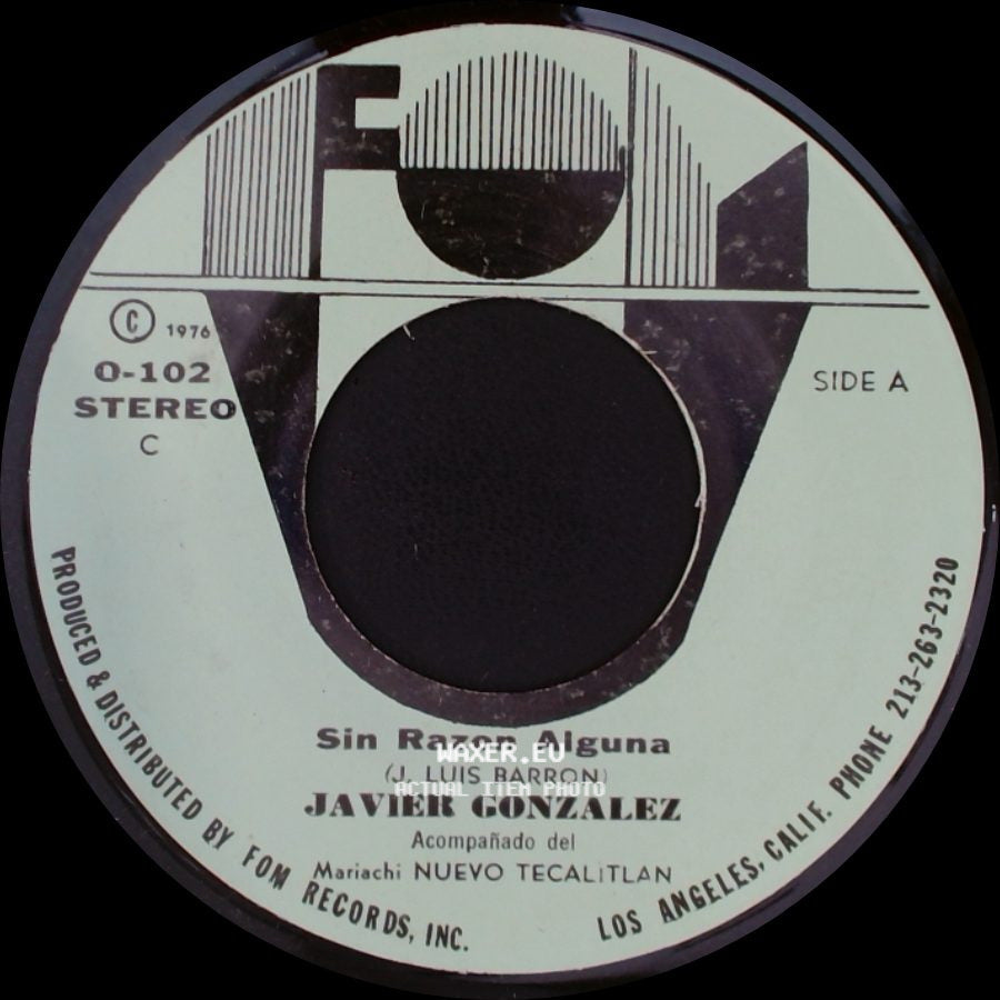 Javier Gonzalez - Sin Razon Alguna / Portate Bien side A