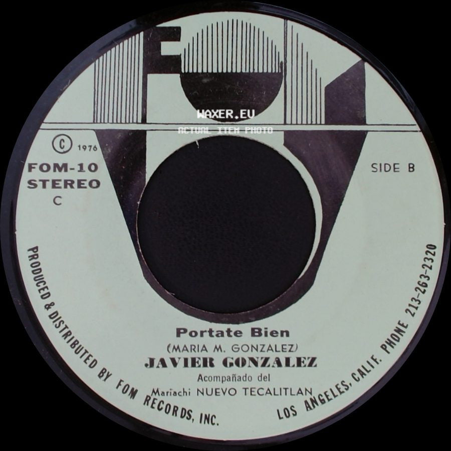 Javier Gonzalez - Sin Razon Alguna / Portate Bien side B