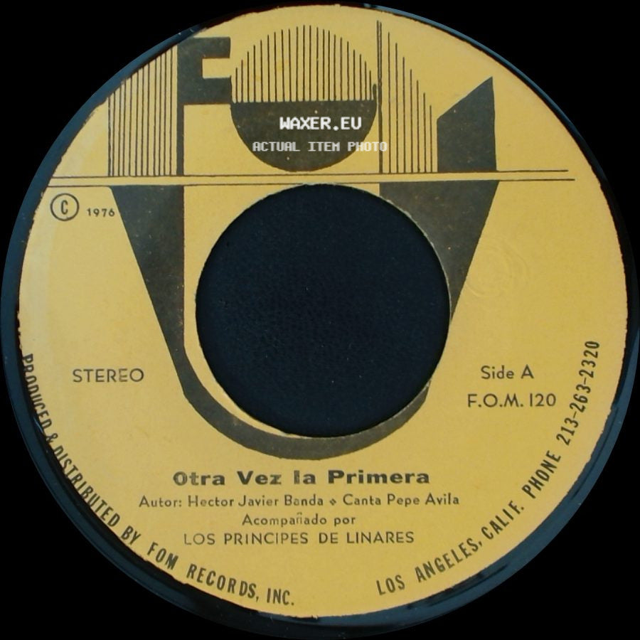 Los Principes De Linares / Pepe Avila - Otra Vez La Primera / Collar De Golondrinas side A