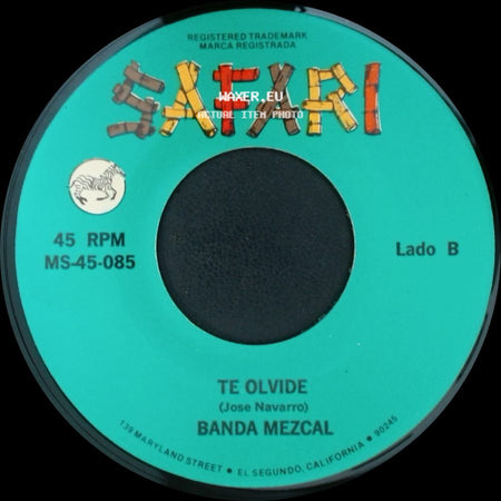 Banda Mezcal - Dejame / Te Olvide side B