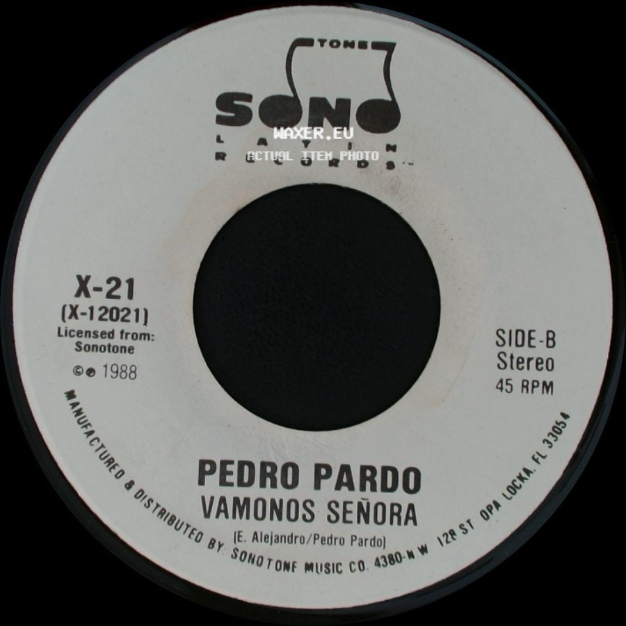 Pedro Pardo - Vamonos Señora / Vamonos Señora side A