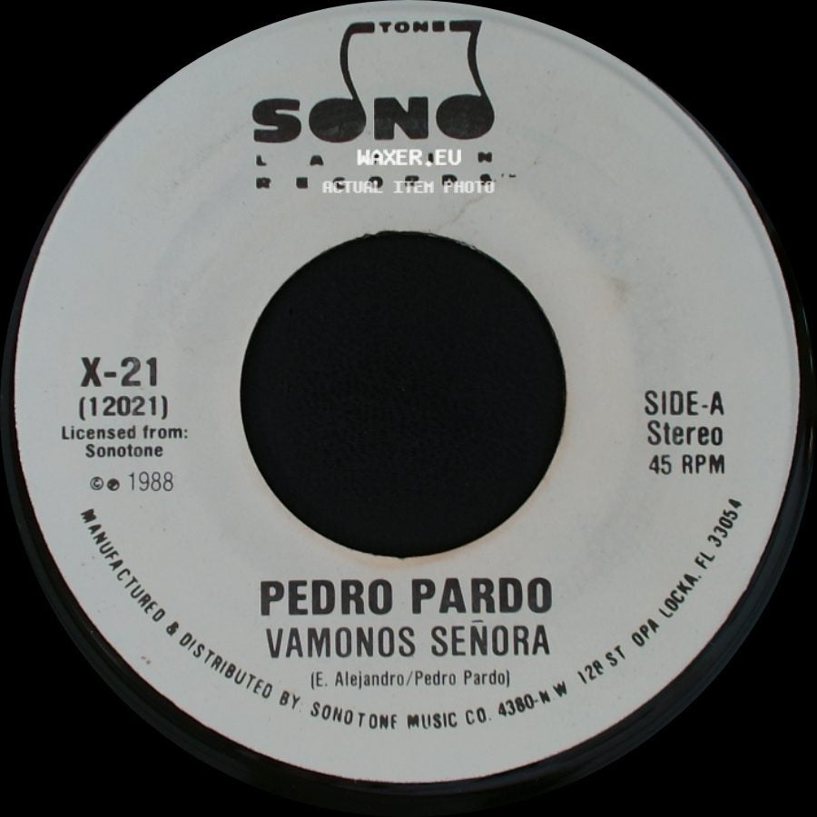 Pedro Pardo - Vamonos Señora / Vamonos Señora side B