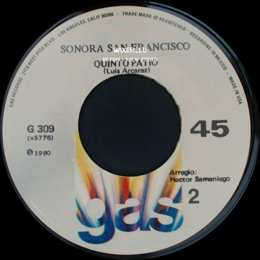 Sonora San Francisco - Quinto Patio / La Brujita (Anibal Velazquez) side A