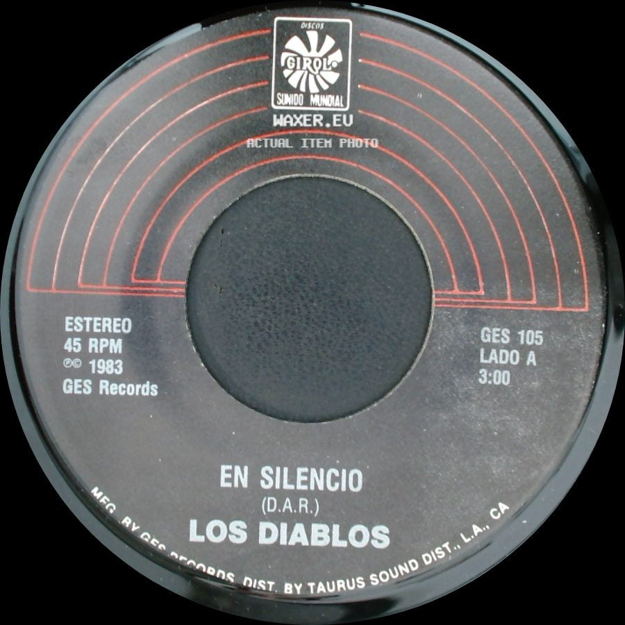 Los Diablos - En Silencio / Avientense Todos side A