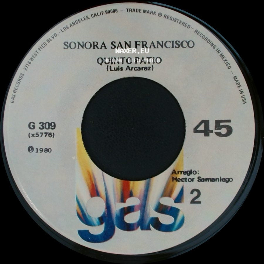 Sonora San Francisco - La Brujita / Quinto Patio (Luis Arcaraz) side B