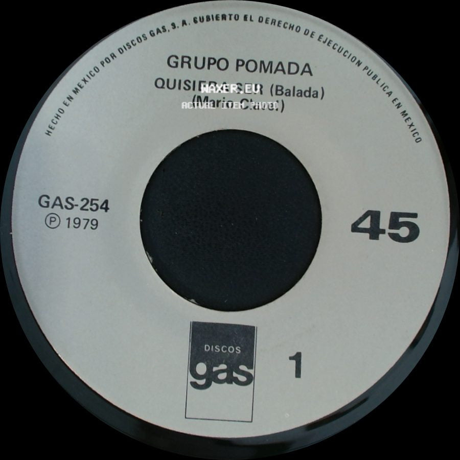 Grupo Pomada - Quisiera Ser (Balada) (Mario Clavel) / Celia (Balada) side A