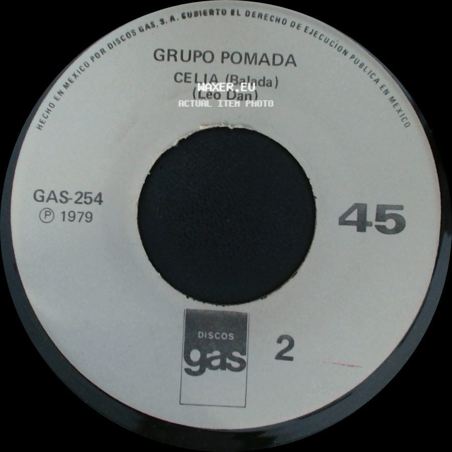 Grupo Pomada - Quisiera Ser (Balada) (Mario Clavel) / Celia (Balada) side B