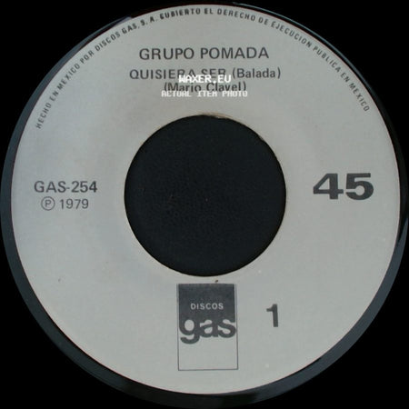 Grupo Pomada - Quisiera Ser (Balada) / Celia (Balada) side A