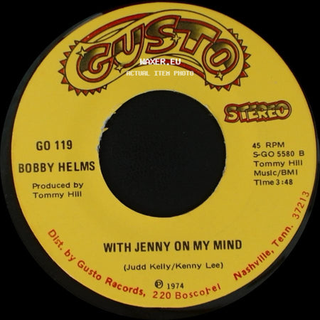Bobby Helms - Work Things Out With Annie / With Jenny On My Mind side B