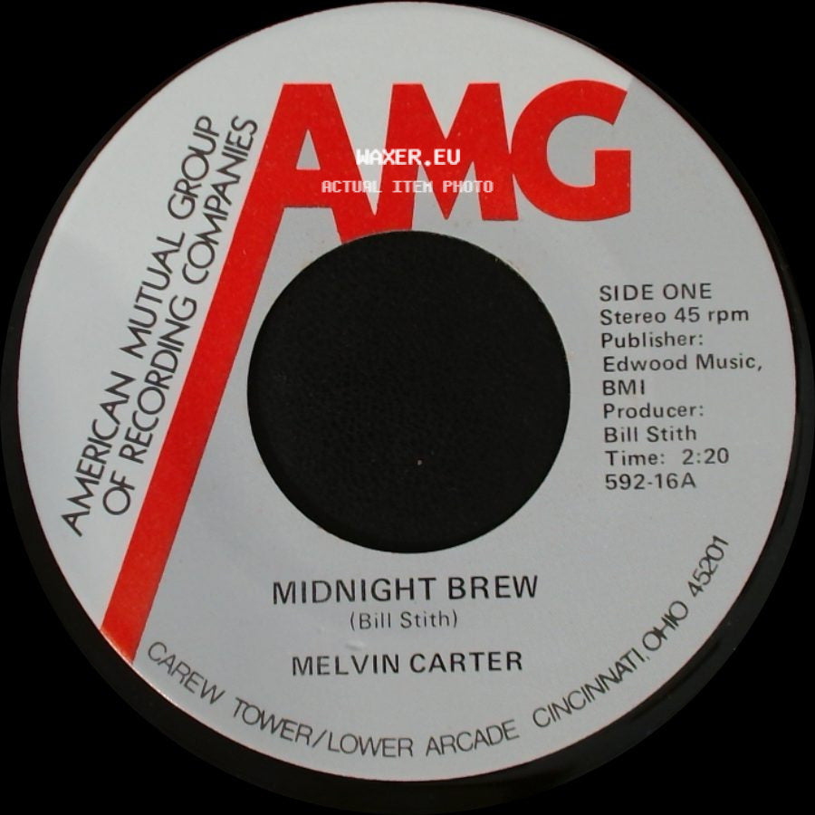 Melvin Carter / The Lonnie Mack No Shuck And Jive Road Band From Friendship, Ind. - Midnight Brew / Rock N' Roll Music side A