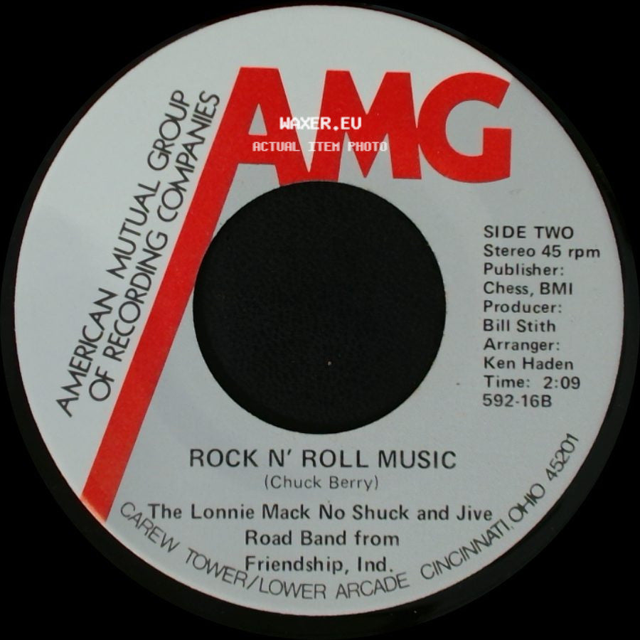 Melvin Carter / The Lonnie Mack No Shuck And Jive Road Band From Friendship, Ind. - Midnight Brew / Rock N' Roll Music side B