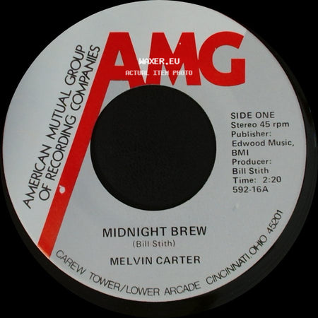 Melvin Carter / The Lonnie Mack No Shuck And Jive Road Band - Midnight Brew / Rock N' Roll Music side A
