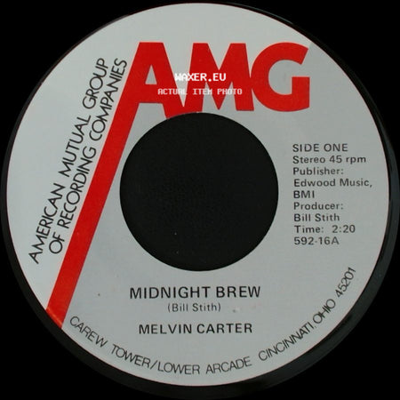 Melvin Carter / The Lonnie Mack No Shuck And Jive Road Band - Midnight Brew / Rock N' Roll Music side A