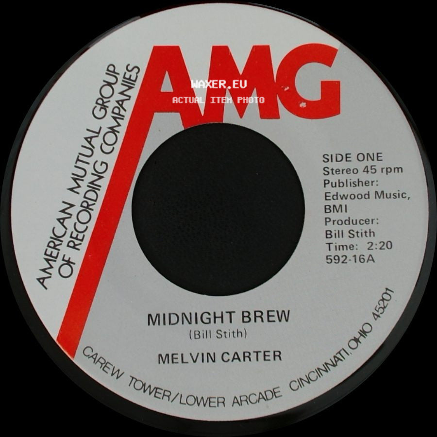 Melvin Carter / The Lonnie Mack No Shuck And Jive Road Band From Friendship, Ind. - Midnight Brew / Rock N' Roll Music side A