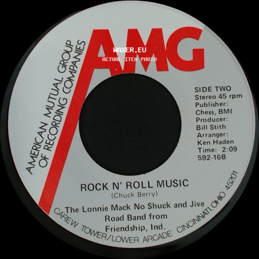 Melvin Carter / The Lonnie Mack No Shuck And Jive Road Band From Friendship, Ind. - Midnight Brew / Rock N' Roll Music side B