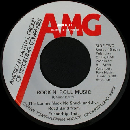 Melvin Carter / The Lonnie Mack No Shuck And Jive Road Band From Friendship, Ind. - Midnight Brew / Rock N' Roll Music side B