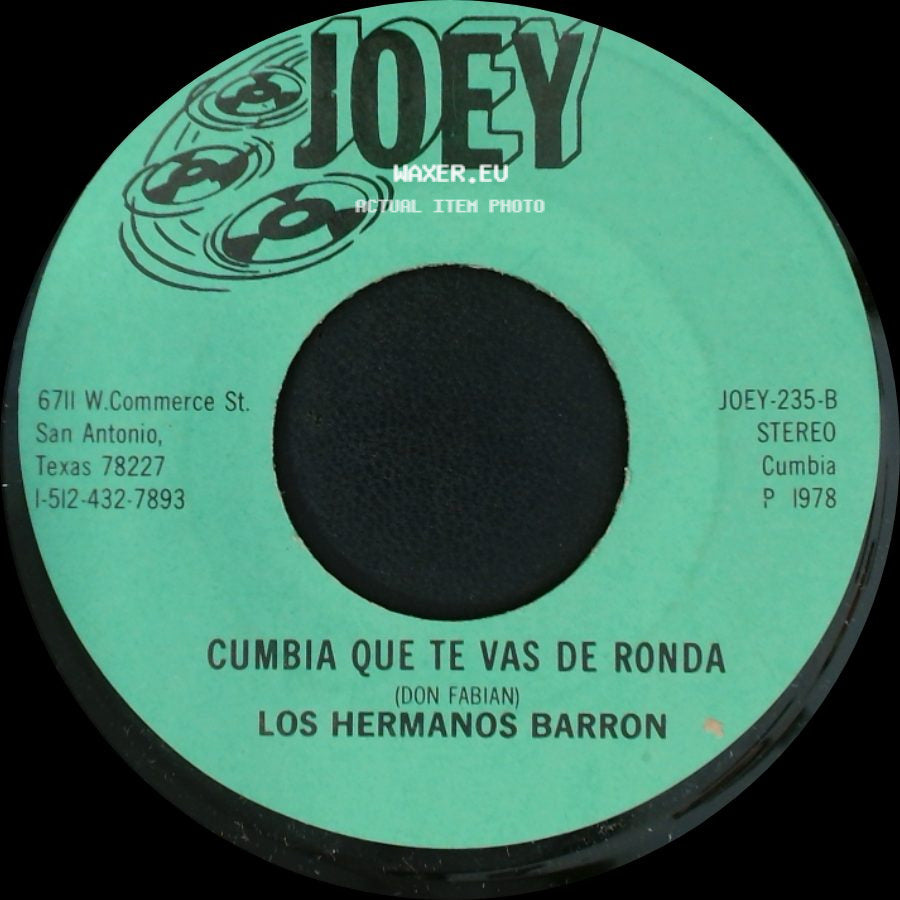 Los Hermanos Barron - Cumbia Que Te Vas De Ronda / En Una Cajita side A