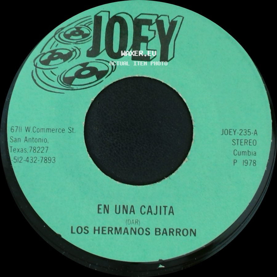 Los Hermanos Barron - Cumbia Que Te Vas De Ronda / En Una Cajita side B