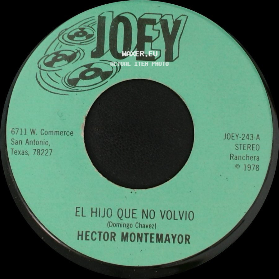 Hector Montemayor - El Hijo Que No Volvio / Petrita side A