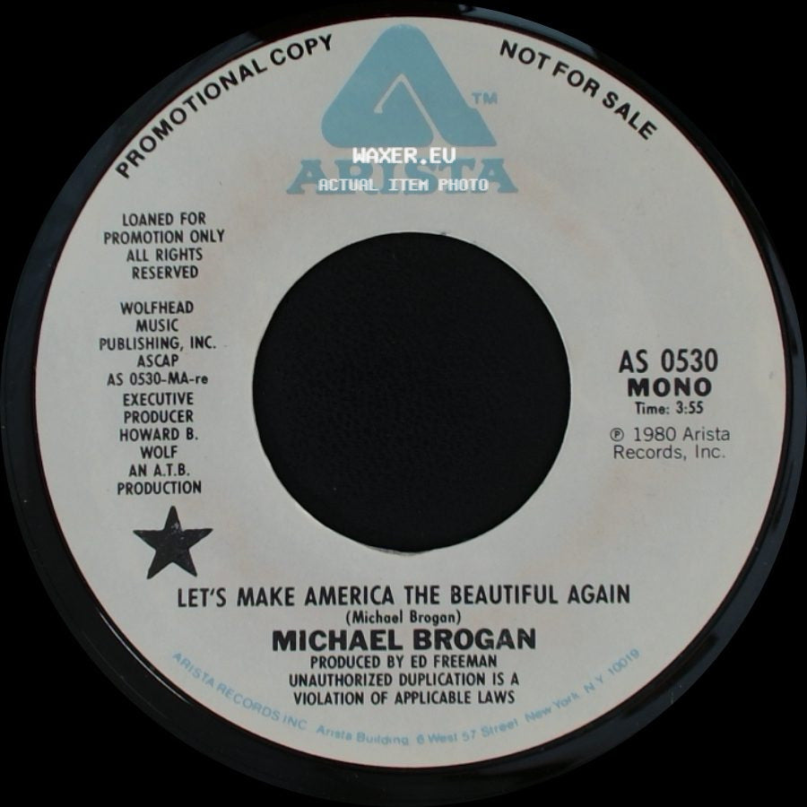 Michael Brogan - Let's Make America The Beautiful Again / Let's Make America The Beautiful Again side B