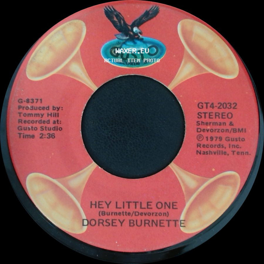 Dorsey Burnette - Hey Little One / There Was A Tall Oak Tree side A