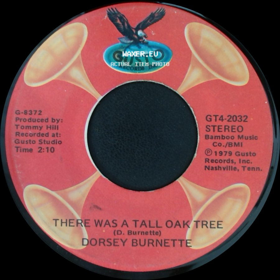 Dorsey Burnette - Hey Little One / There Was A Tall Oak Tree side B
