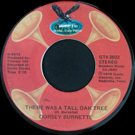 Dorsey Burnette - Hey Little One / There Was A Tall Oak Tree side B