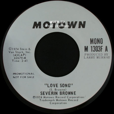 Severin Browne - Love Song / Love Song side B