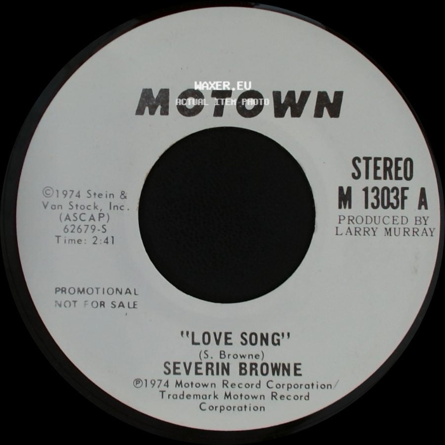 Severin Browne - Love Song / Love Song side A